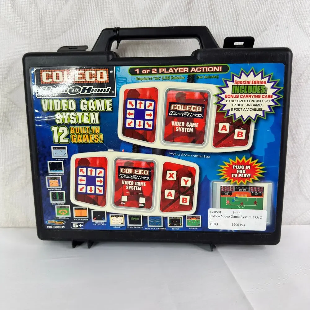 Coleco Head to Head Video Game System 12 Built in Games Techno‎ Source 2005 NOS